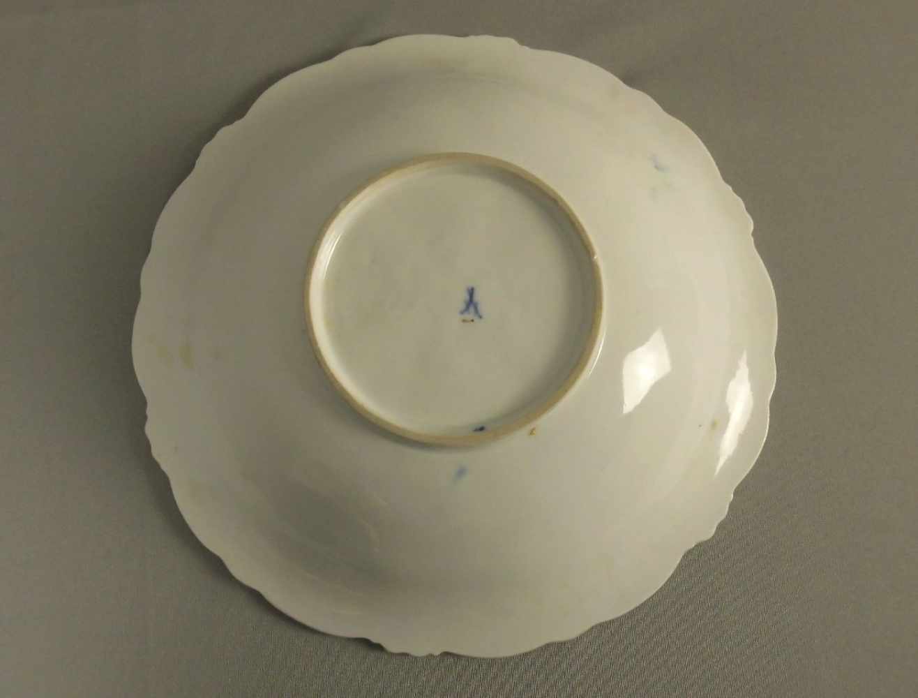 SCHALE / PRUNKSCHALE / bowl, Manufaktur Meissen, unterglasurblaue Knaufschwertermarke, Marke 1814- - Bild 4 aus 4