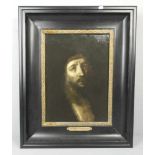 ANONYMUS (16./17. Jh.), Gemälde / painting: "Ecce Homo / Schmerzensmann", Öl auf Kupfer, auf dem
