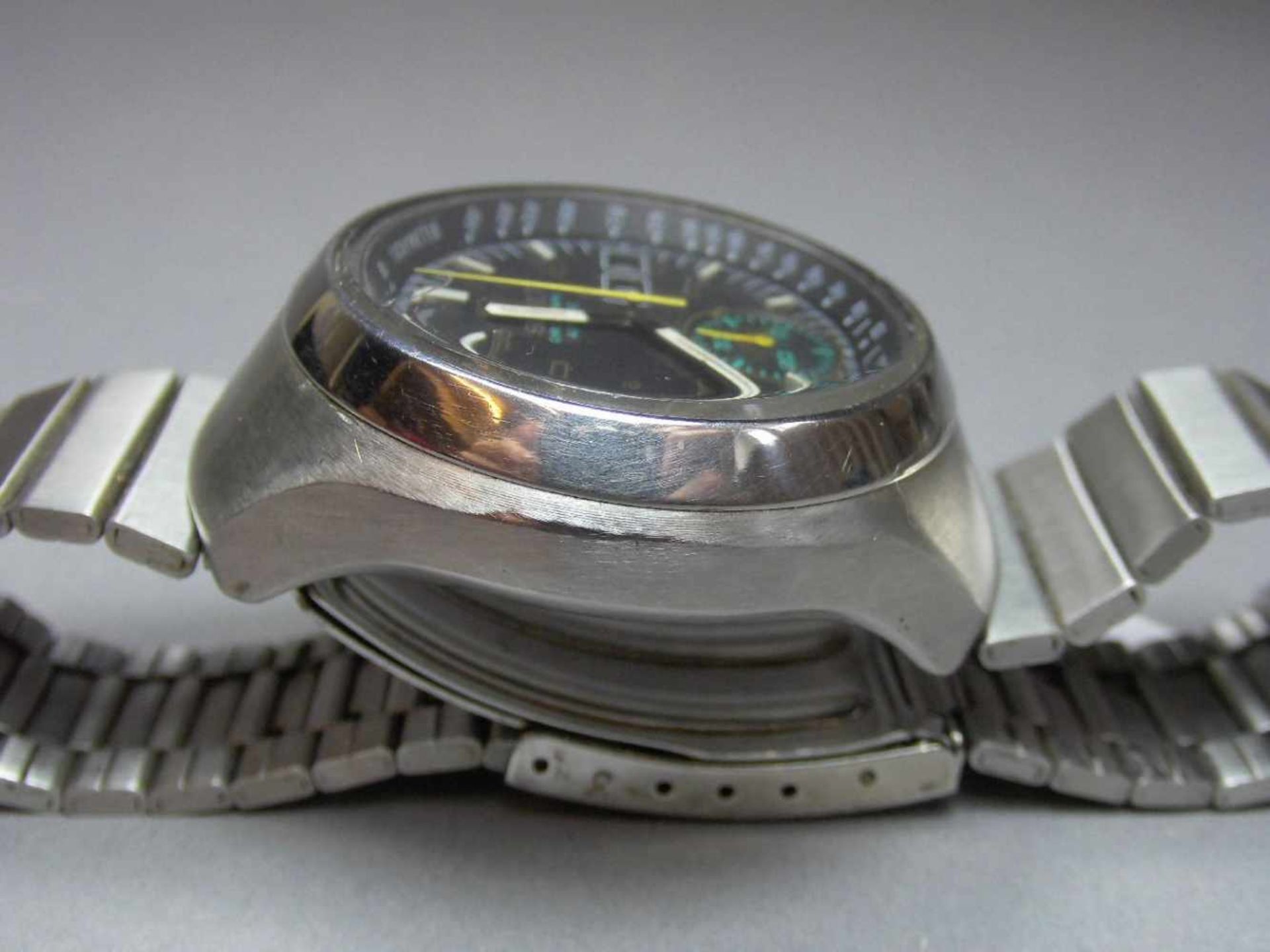 VINTAGE CHRONOGRAPH / ARMBANDUHR : SEIKO - 6139 - 7160 T / wristwatch, Japan, 1970er Jahre, - Image 4 of 8