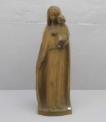 KRAUTWALD, JOSEPH (Borkenstadt / Oberschlesien 1914-2003 Rheine), Skulptur: "Madonna mit Kind /
