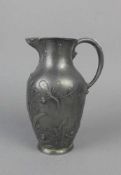 JUGENDSTIL KANNE / tin jug, Zinn, um 1905, Manufaktur WMF - Württembergische Metallwarenfabrik /