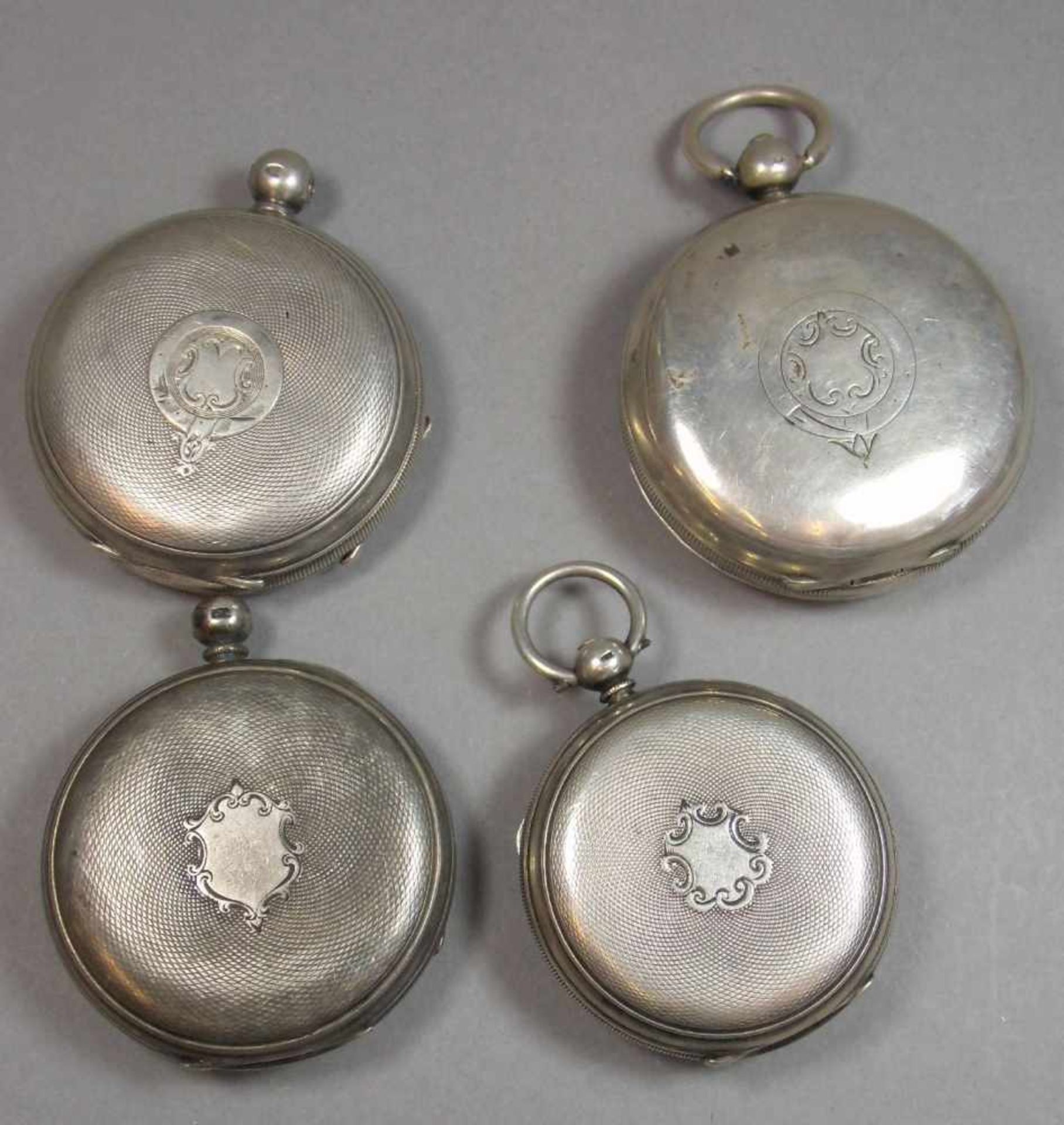 KONVOLUT ENGLISCHE - SCHLÜSSELTASCHENUHR / pocket watches, jeweils mit Schlüsselaufzug (Schlüssel - Image 8 of 15