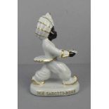 FIGUR / porcelainfigure: "DER SAROTTI - MOHR" (so auf der Plinthe bezeichnet), Porzellan, Manufaktur