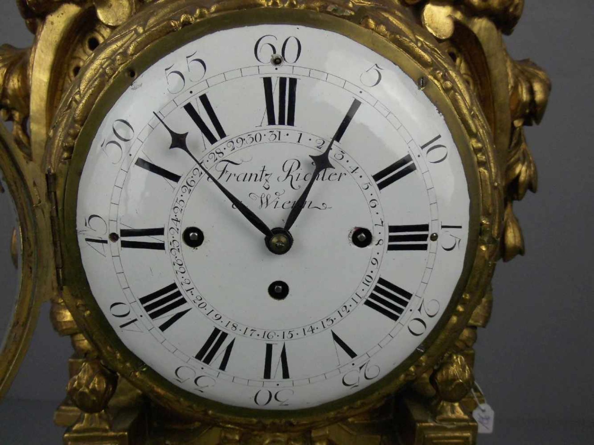 WIENER AUGENWENDER - UHR um 1820, Zifferblatt gemarkt "Frantz Richter a Wienn". Gehäuse im - Image 12 of 15