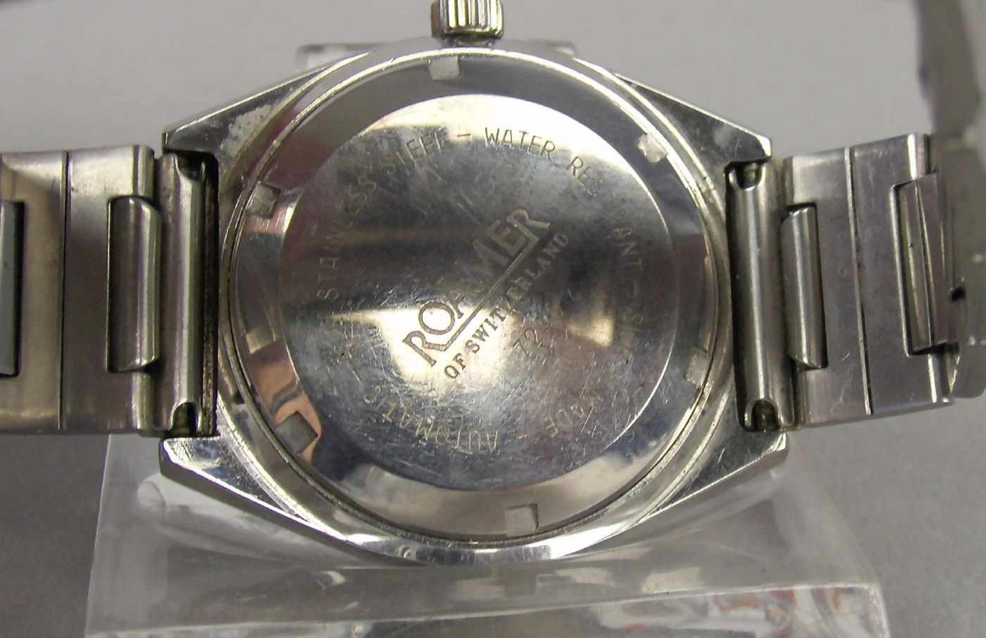 KONVOLUT VINTAGE ARMBANDUHREN: ROAMER / wristwatches, 1970er Jahre, Automatik-Uhr, Manufaktur Roamer - Image 7 of 7