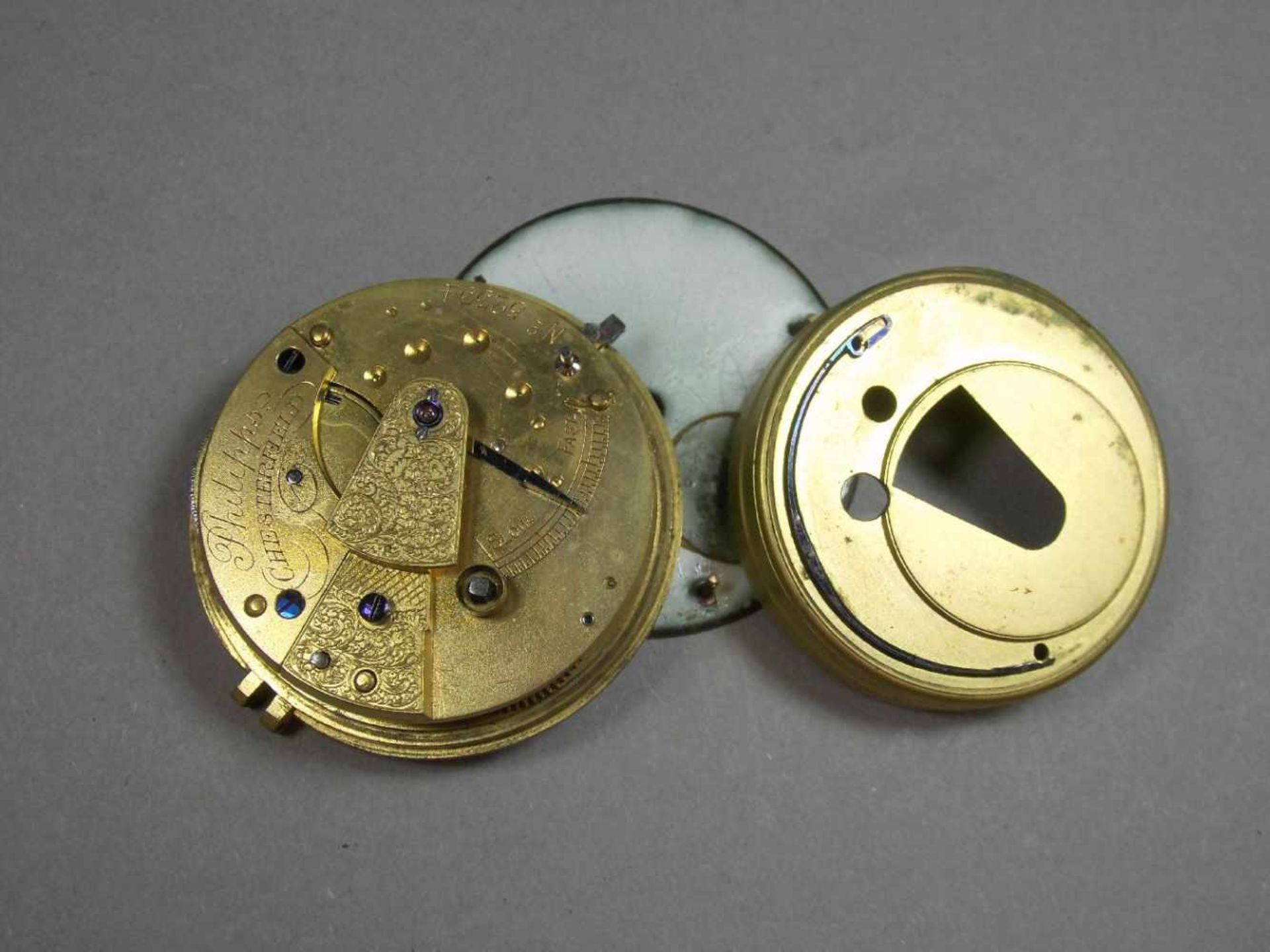 KONVOLUT ENGLISCHE - SCHLÜSSELTASCHENUHR / pocket watches, jeweils mit Schlüsselaufzug (Schlüssel - Image 4 of 15