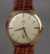 VINTAGE ARMBANDUHR OMEGA - RED STAR / wristwatch, Handaufzug, 1960, Manufaktur Omega Watch Co. S. A.
