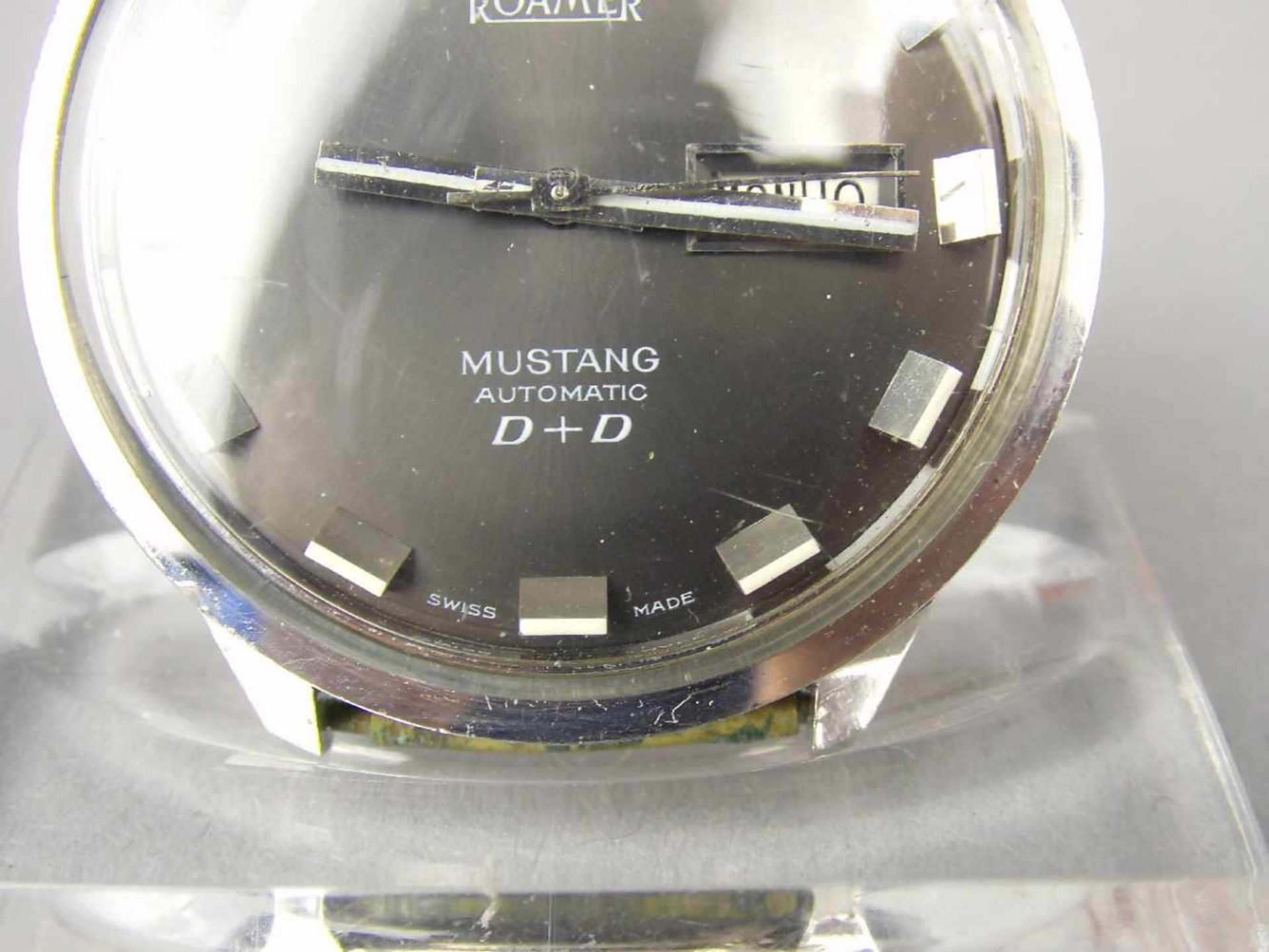 VINTAGE ARMBANDUHR: ROAMER MUSTANG / wristwatch, 1960er / 1970er Jahre, Manufaktur Roamer / Schweiz. - Image 2 of 6