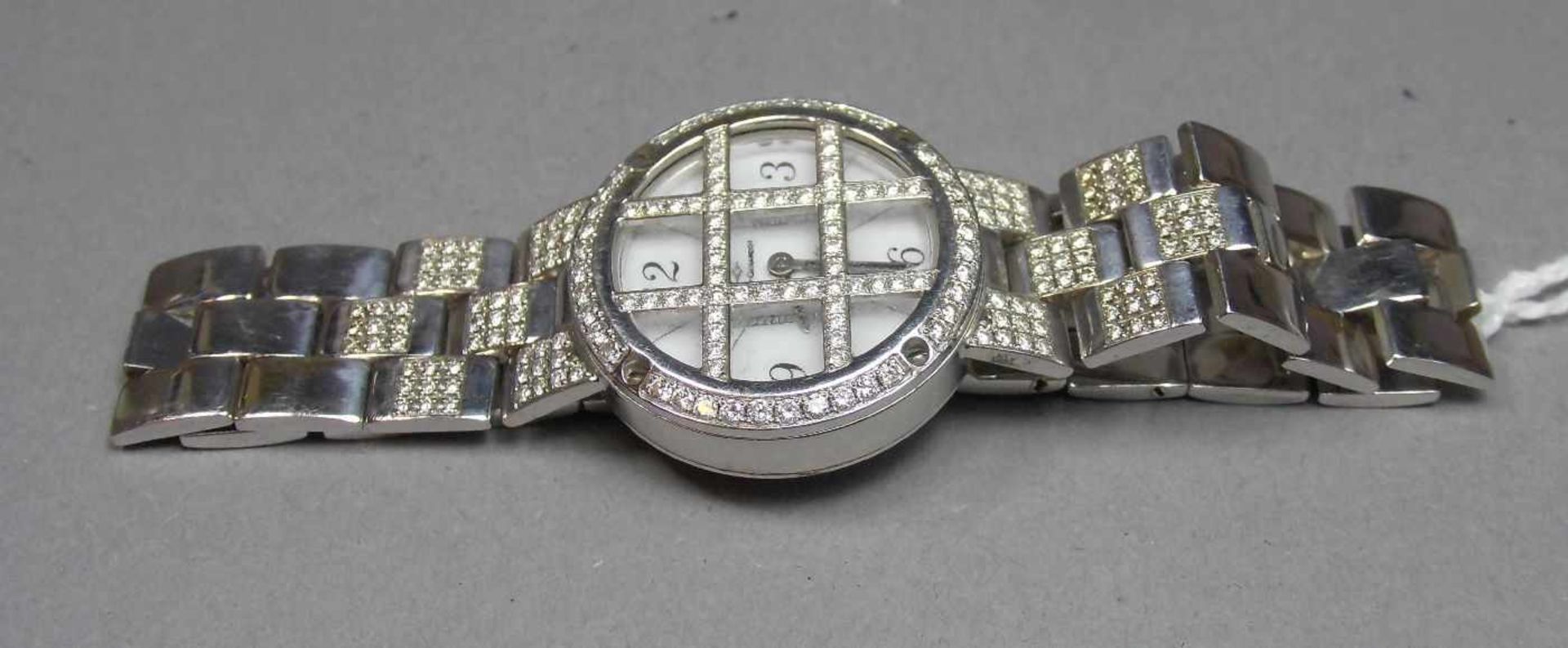 PHILIP GERARDOT - DAMENARMBANDUHR / wristwatch, Gehäuse und Gliederarmband aus 18 kt. Weissgold ( - Image 3 of 10