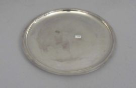 SCHALE / PLATTE / silver bowl, 835er Silber (491 g), deutsch, gepunzt mit Halbmond, Krone,