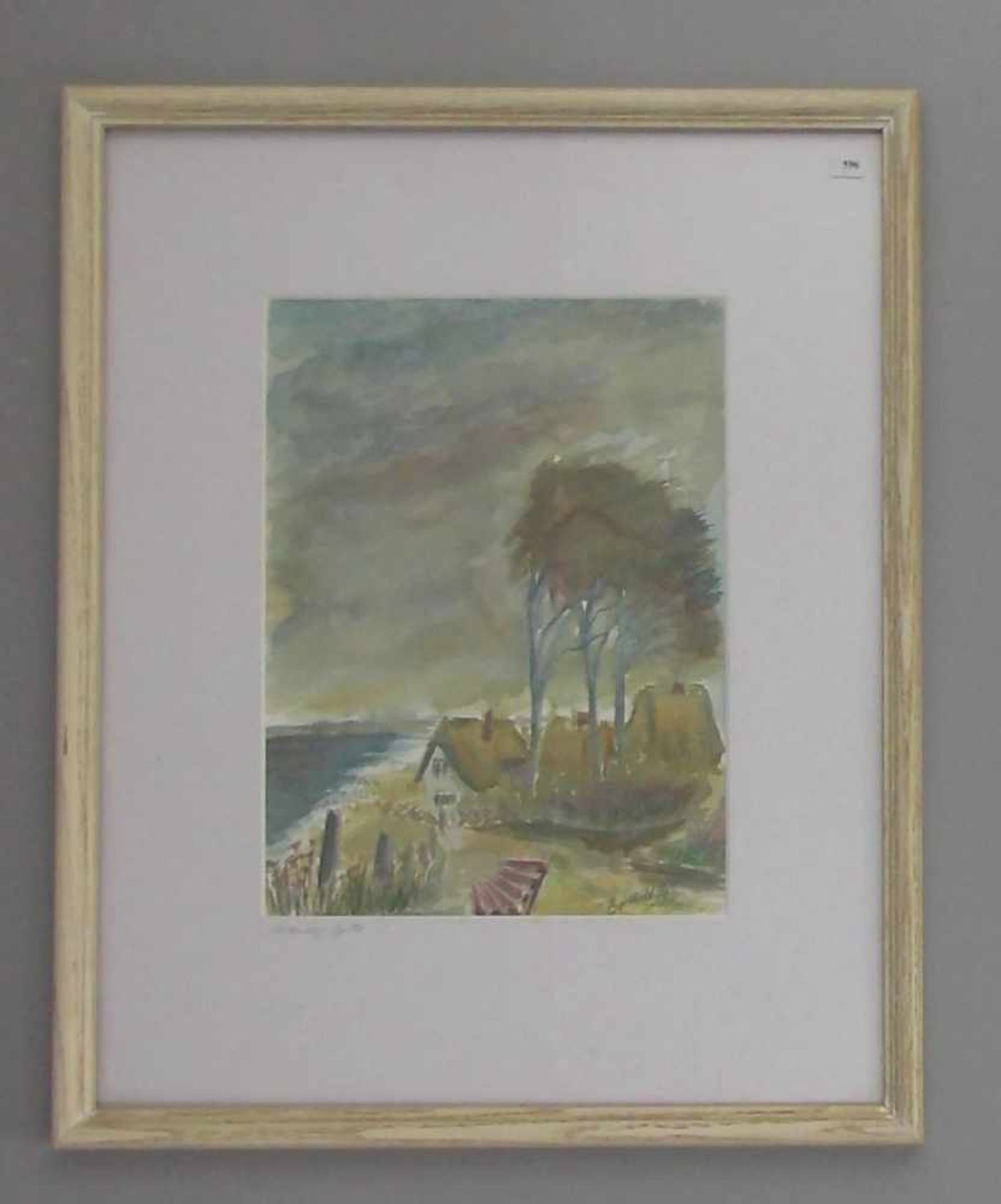 BERTHOLD (20./21. Jh.), Aquarell / watercolour: "Ahrenshoop", u. r. signiert "Berthold" und