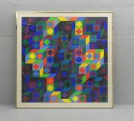 VASARELY, VICTOR (Pecs/Ungarn 1906-1997 Paris/Frankreich), Farbserigrafie: "Geometrische