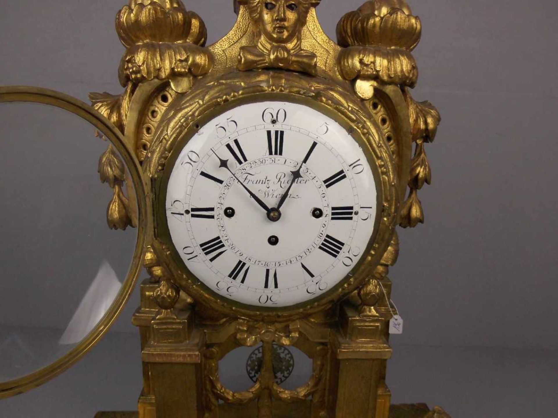 WIENER AUGENWENDER - UHR um 1820, Zifferblatt gemarkt "Frantz Richter a Wienn". Gehäuse im - Image 11 of 15