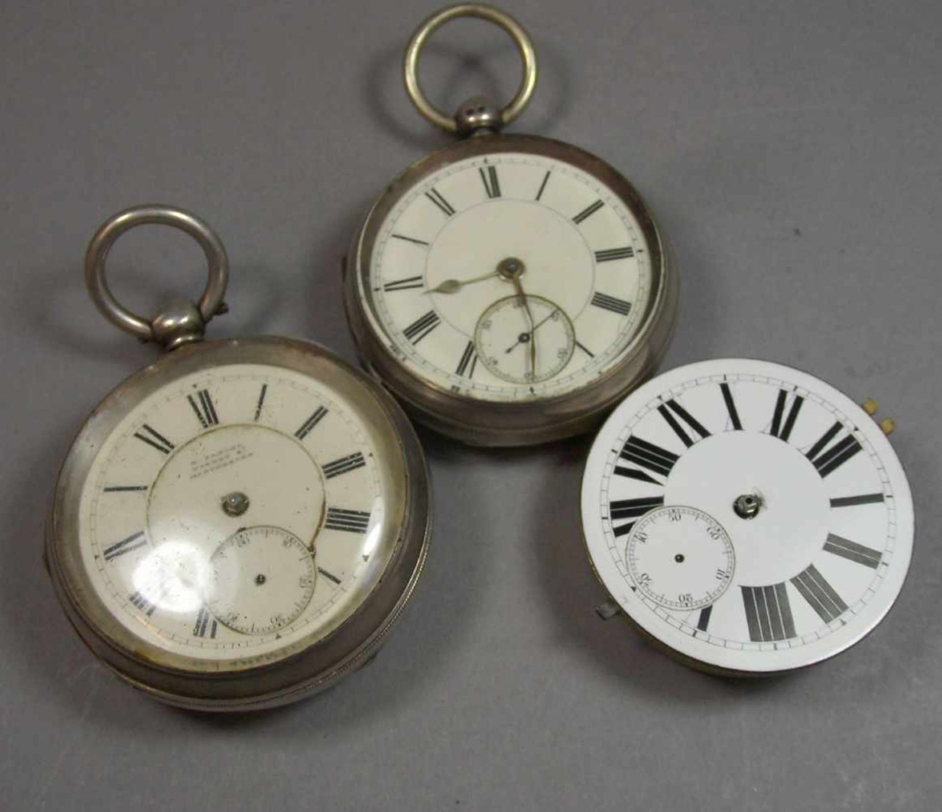 KONVOLUT ENGLISCHE - SCHLÜSSELTASCHENUHR / pocket watches, jeweils mit Schlüsselaufzug (Schlüssel - Image 15 of 15