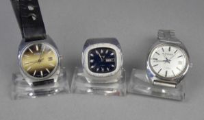 KONVOLUT VON 3 CITIZEN VINTAGE ARMBANDUHREN / wristwatches, Manufaktur Citizen Watch Co., Ltd /