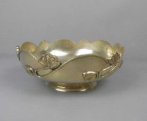 JUGENDSTIL SCHALE / TAFELAUFSATZ / bowl, Metall, Jugendstil / Art Nouveau, ungemarkt. Runde Schale