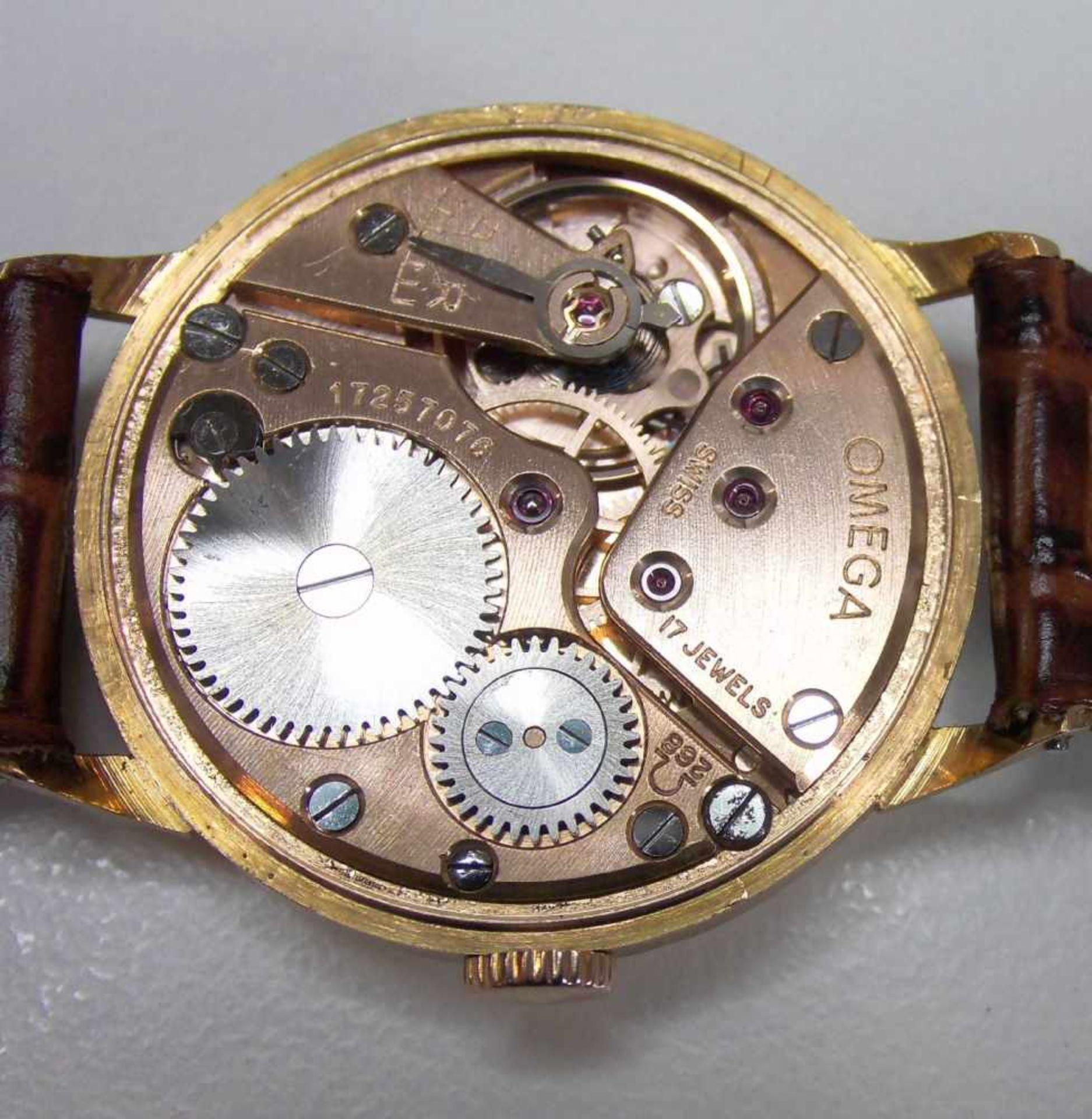 VINTAGE ARMBANDUHR OMEGA - RED STAR / wristwatch, Handaufzug, 1960, Manufaktur Omega Watch Co. S. A. - Image 9 of 9