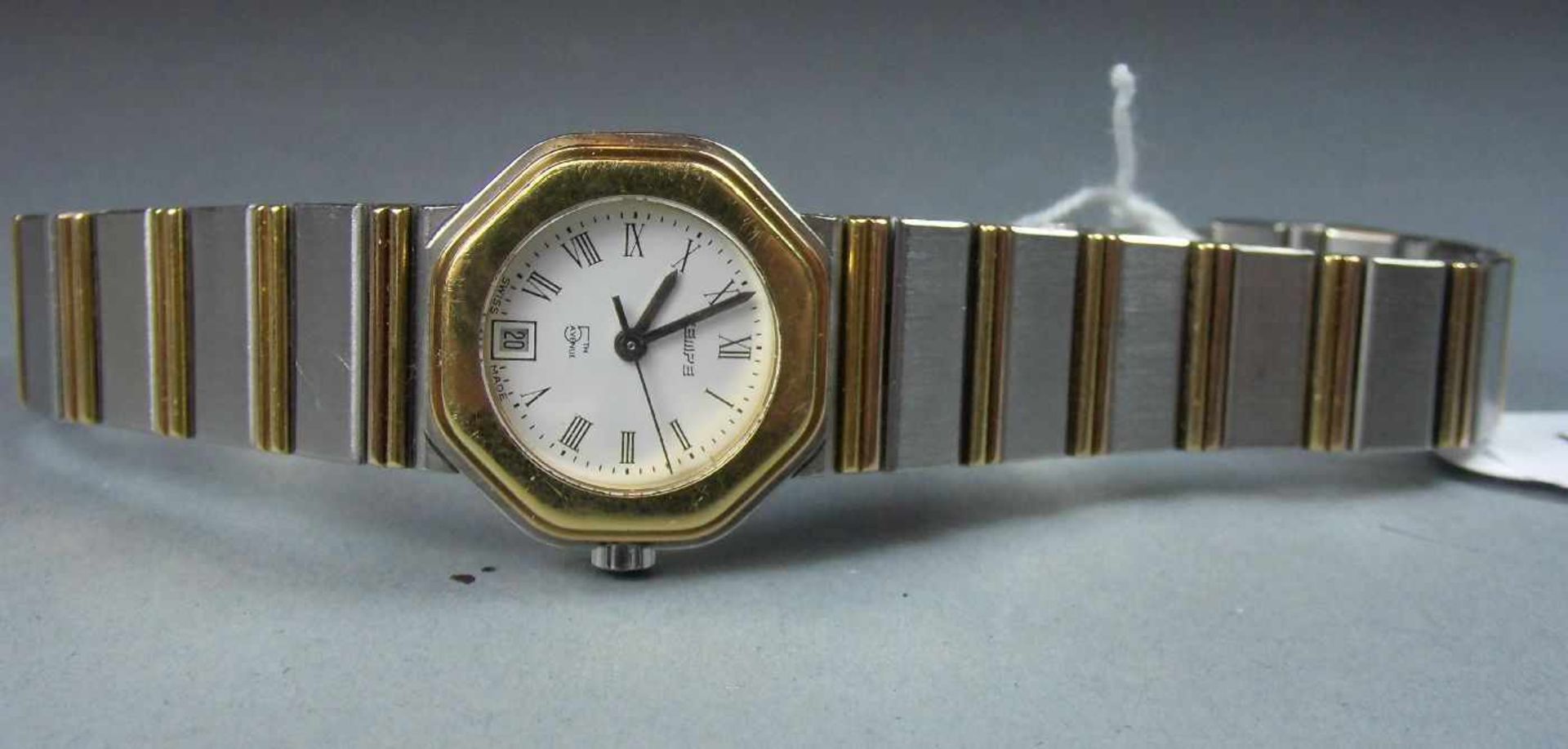 WEMPE DAMENARMBANDUHR / wristwatch, Quarz, Manufaktur Wempe / Schweiz. Gehäuse mit Gliederarmband - Image 2 of 5