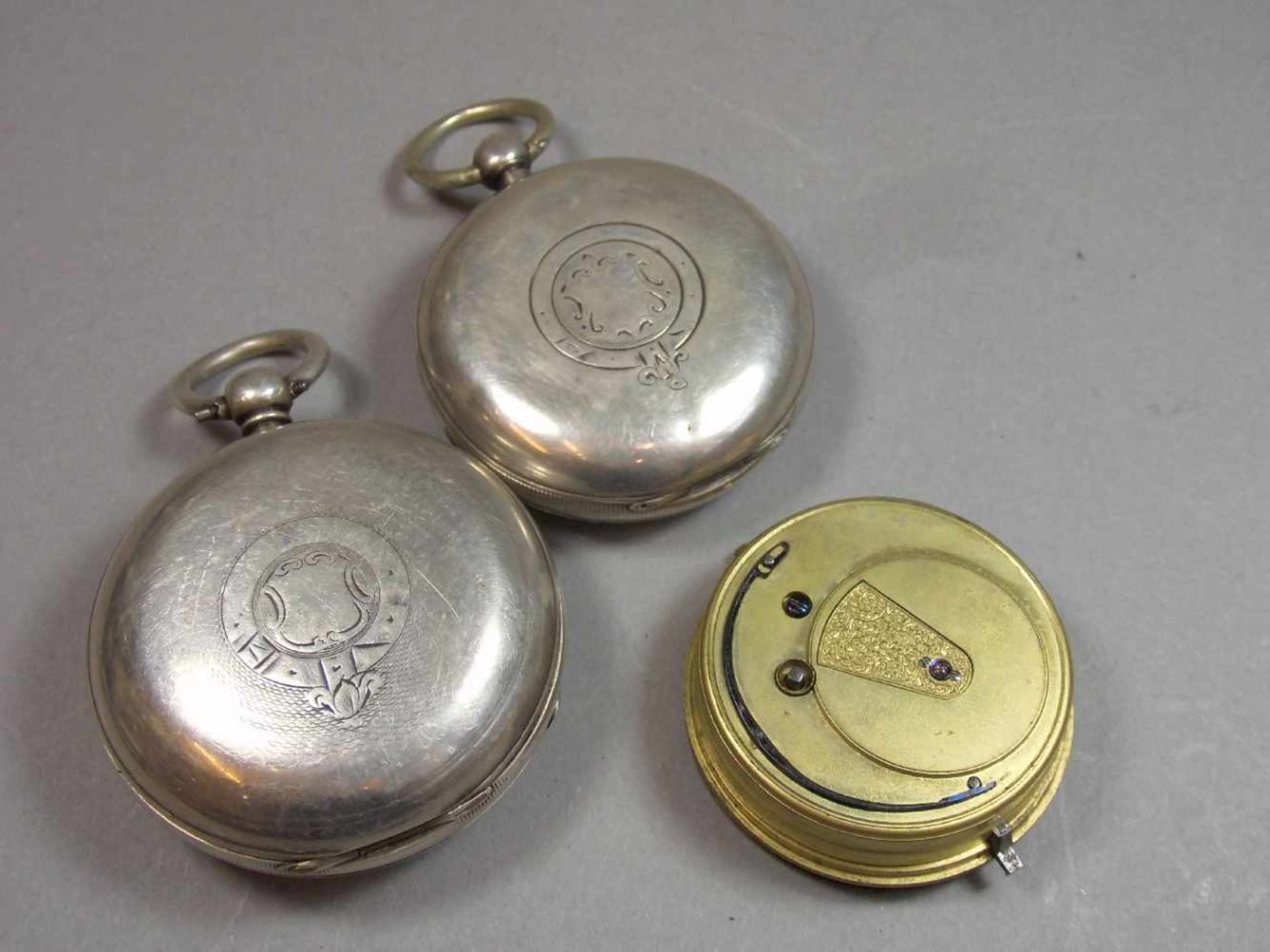 KONVOLUT ENGLISCHE - SCHLÜSSELTASCHENUHR / pocket watches, jeweils mit Schlüsselaufzug (Schlüssel - Image 3 of 15