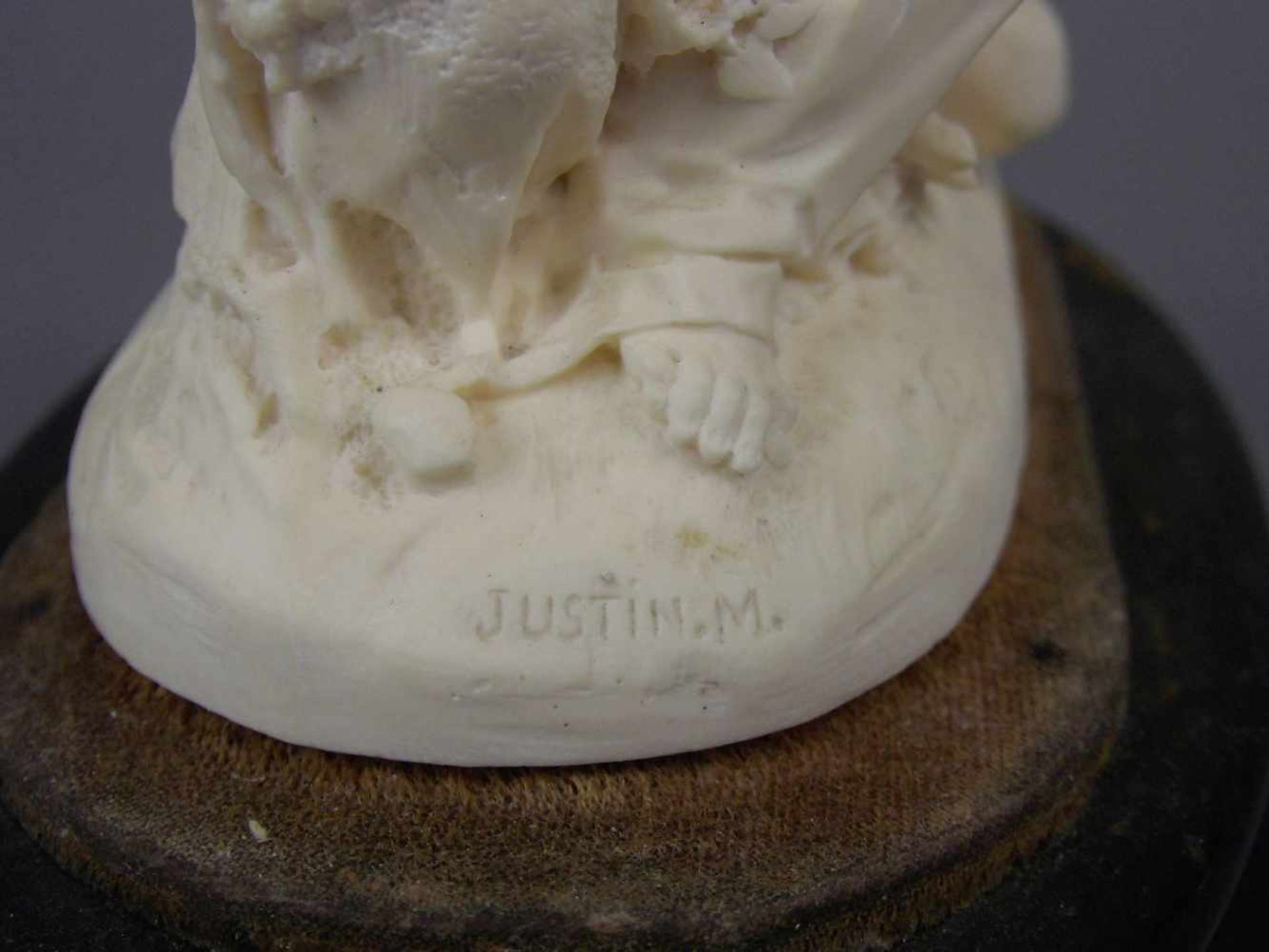 JUSTIN, MATHIEU (St. Justin 1796-1864 Paris),Skulptur / sculpture / Andachtsbild: "Christus und - Image 12 of 12