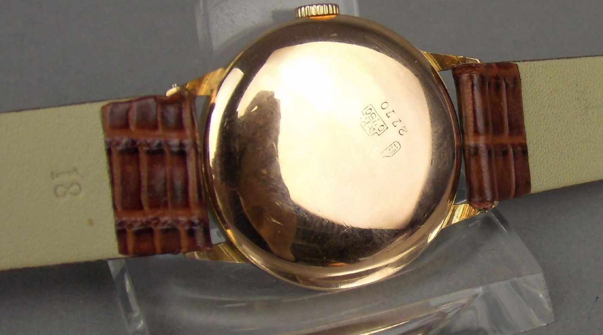 VINTAGE ARMBANDUHR OMEGA - RED STAR / wristwatch, Handaufzug, 1960, Manufaktur Omega Watch Co. S. A. - Image 7 of 9