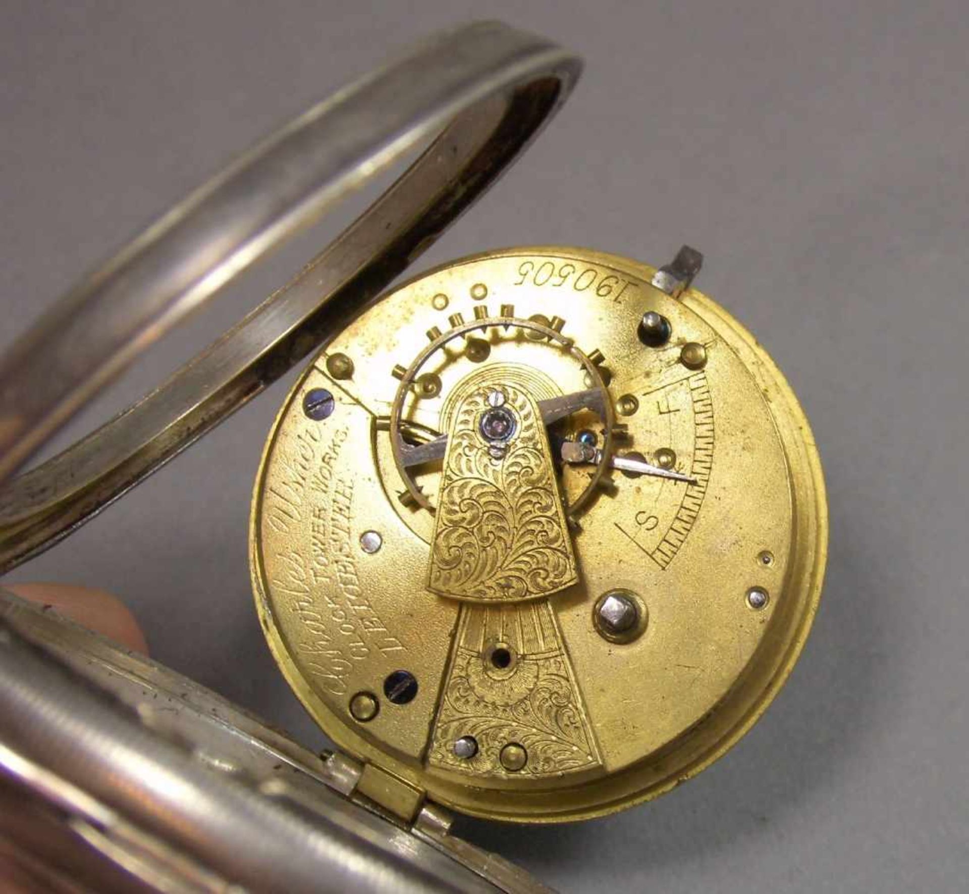 KONVOLUT ENGLISCHE - SCHLÜSSELTASCHENUHR / pocket watches, jeweils mit Schlüsselaufzug (Schlüssel - Image 9 of 15