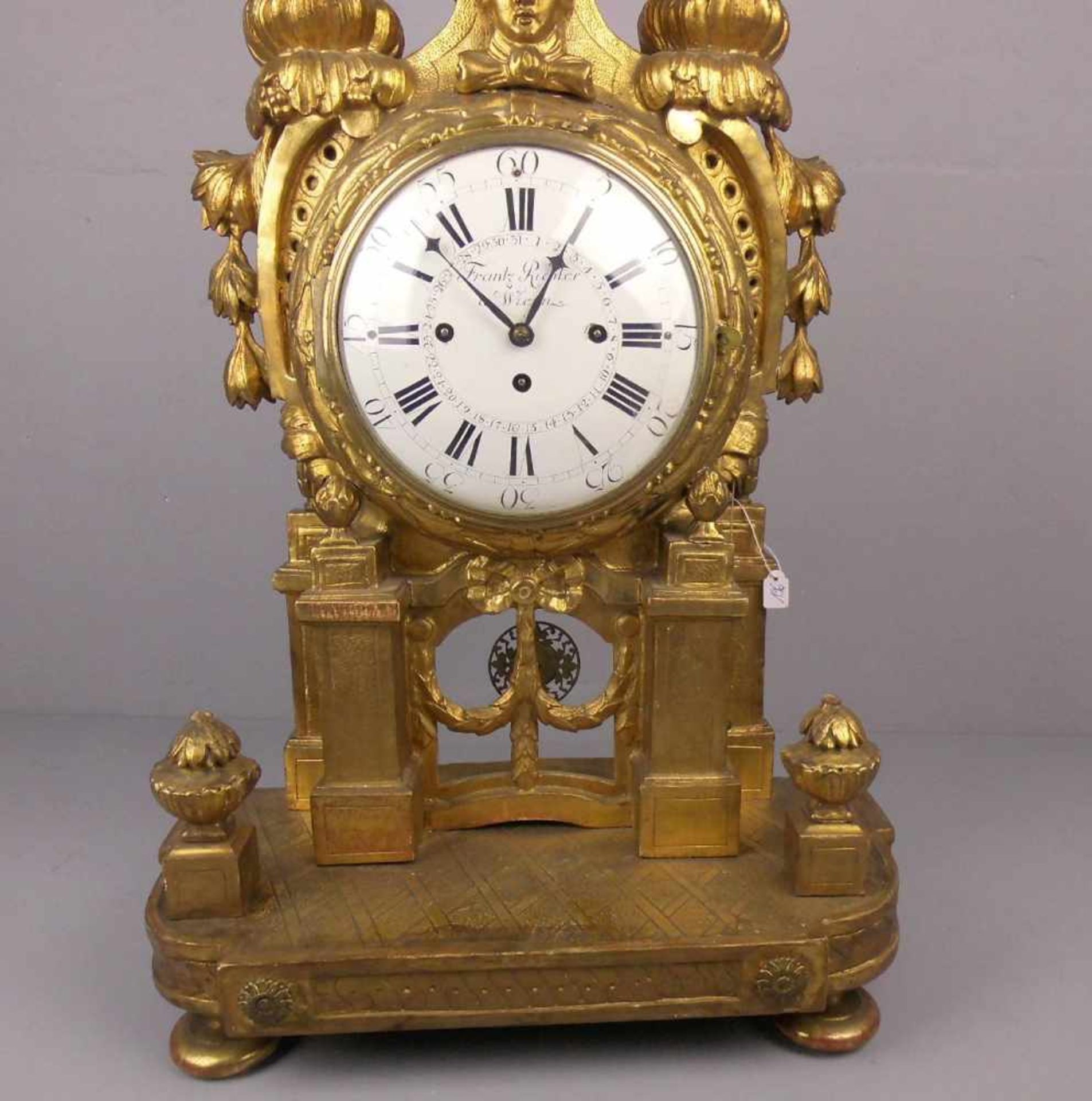 WIENER AUGENWENDER - UHR um 1820, Zifferblatt gemarkt "Frantz Richter a Wienn". Gehäuse im - Image 9 of 15