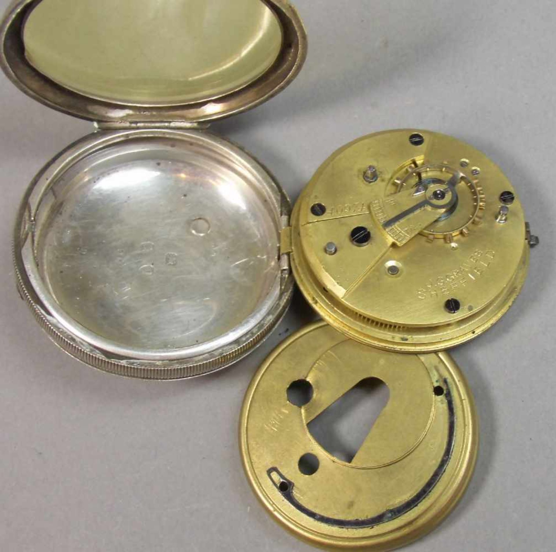 KONVOLUT ENGLISCHE - SCHLÜSSELTASCHENUHR / pocket watches, jeweils mit Schlüsselaufzug (Schlüssel - Image 11 of 15