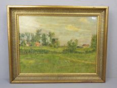 NELISSEN (niederländischer Maler des 19./20. Jh.), Gemälde / painting : "Sommerliche Landschaft