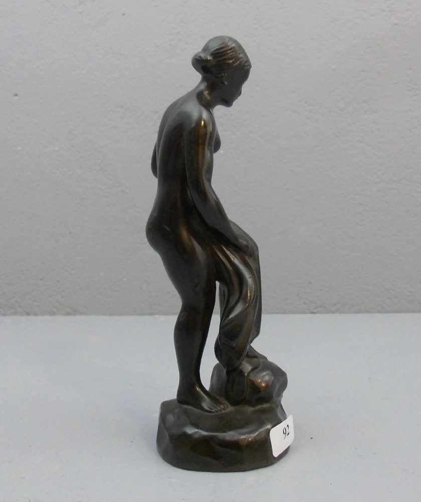 ANDERSEN, JUST (Dänemark, 1884-1943), Skulptur / sculpture: "Badende", Bronze, dunkelbraun patiniert - Image 4 of 5