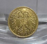 GOLDMÜNZE: 10 KRONEN / CORONA / ÖSTERREICH - Kaiser Franz Joseph, 1912, 3,3 Gramm, 900er Gold, Münze