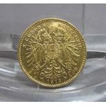 GOLDMÜNZE: 10 KRONEN / CORONA / ÖSTERREICH - Kaiser Franz Joseph, 1912, 3,3 Gramm, 900er Gold, Münze