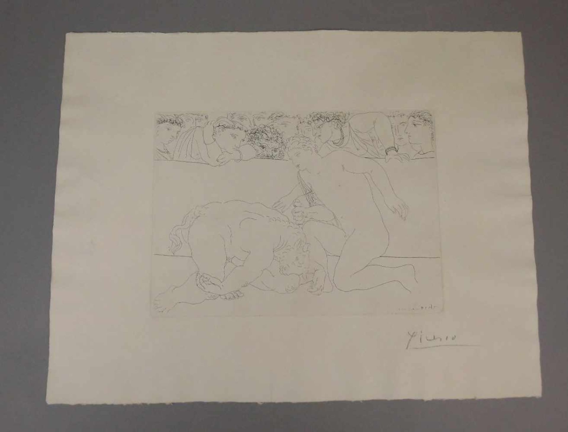 PICASSO, PABLO (Malaga 1881-1973 Mougins), Radierung / engraving aus der Suite Vollard: " - Image 7 of 7