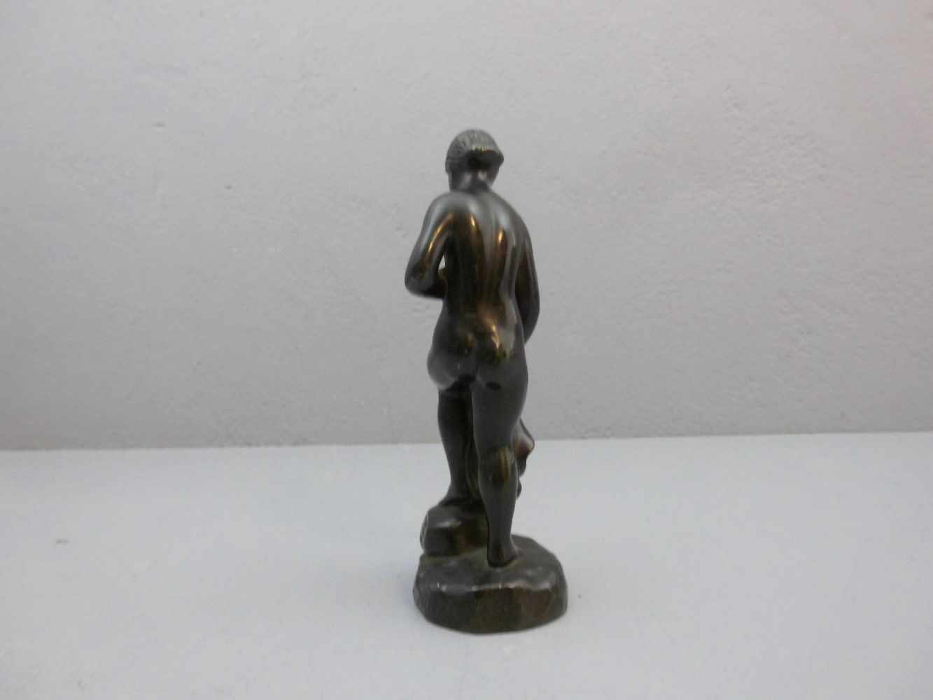ANDERSEN, JUST (Dänemark, 1884-1943), Skulptur / sculpture: "Badende", Bronze, dunkelbraun patiniert - Image 3 of 5