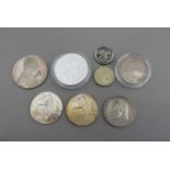 KONVOLUT MÜNZEN / SILBERMÜNZEN / coins, 20. Jh., unterschiedliche Nominalwerte und