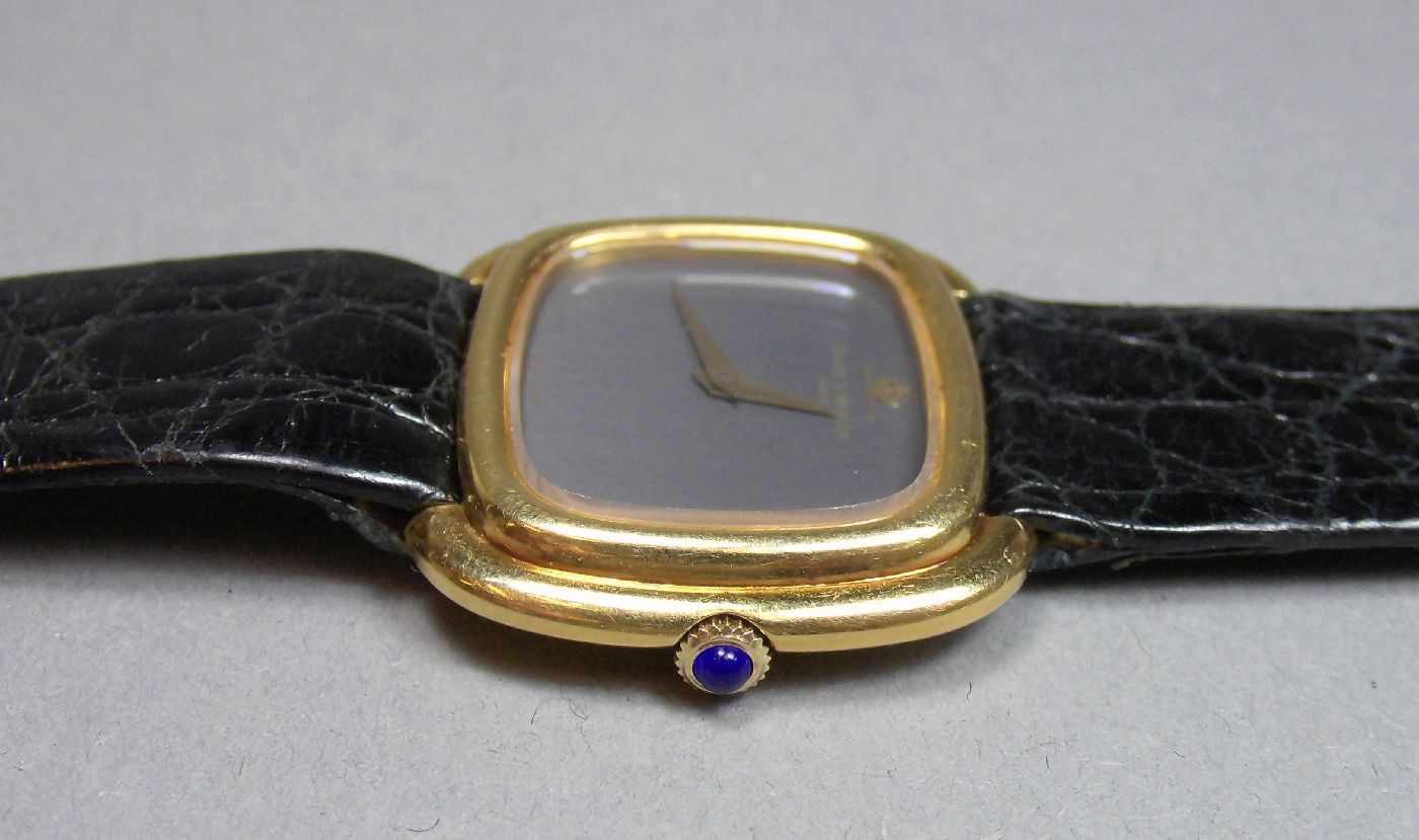 VINTAGE GOLD-ARMBANDUHR - BAUME & MERCIER GENEVE / wristwatch, 1980er Jahre, Handaufzug, - Image 5 of 7