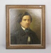 WIERTZ, ANTOINE JOSEPH (Dinant 1806-1865 Ixelles bei Brüssel), Gemälde / painting: "Bildnis eines