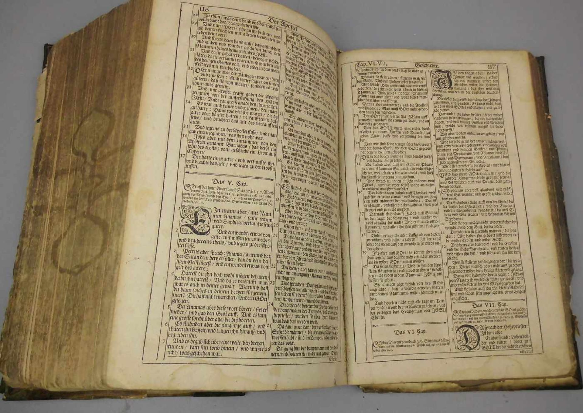 BIBEL: "Biblia - Die ganze Heilige Schrift des Alten und Neuen Testaments / Verteutscht durch Doctor - Bild 15 aus 15