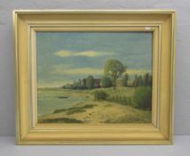 HÖHLER, RICHARD (Düsseldorf 1905-1982 ebd.), Gemälde / painting: "Niederrheinische Landschaft", Öl