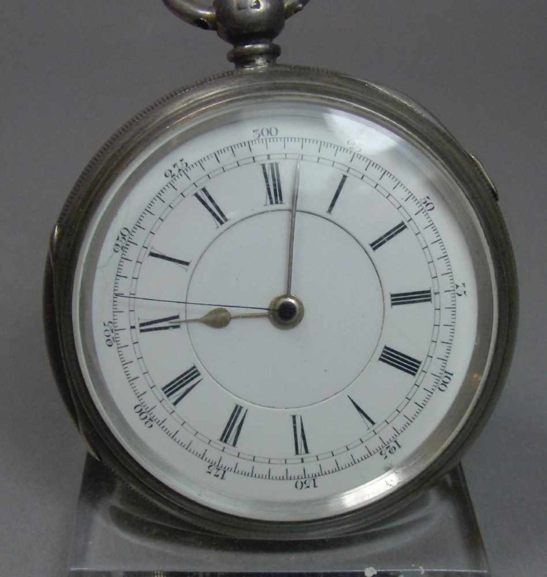 ENGLISCHE - SCHLÜSSELTASCHENUHR/ KAPITÄNSUHR / Beobachtungsuhr / Deckwatch / open face pocket watch, - Bild 2 aus 10