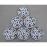 KONFEKTSCHALEN / TELLERCHEN / bowls, Porzellan, Manufaktur Royal Copenhagen, unterglasurblaue