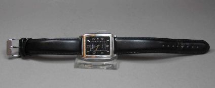 ARMBANDUHR: KIENZLE SQUARE / wristwatch, Quarz-Uhr, Manufaktur Kienzle / Hamburg. Eckiges