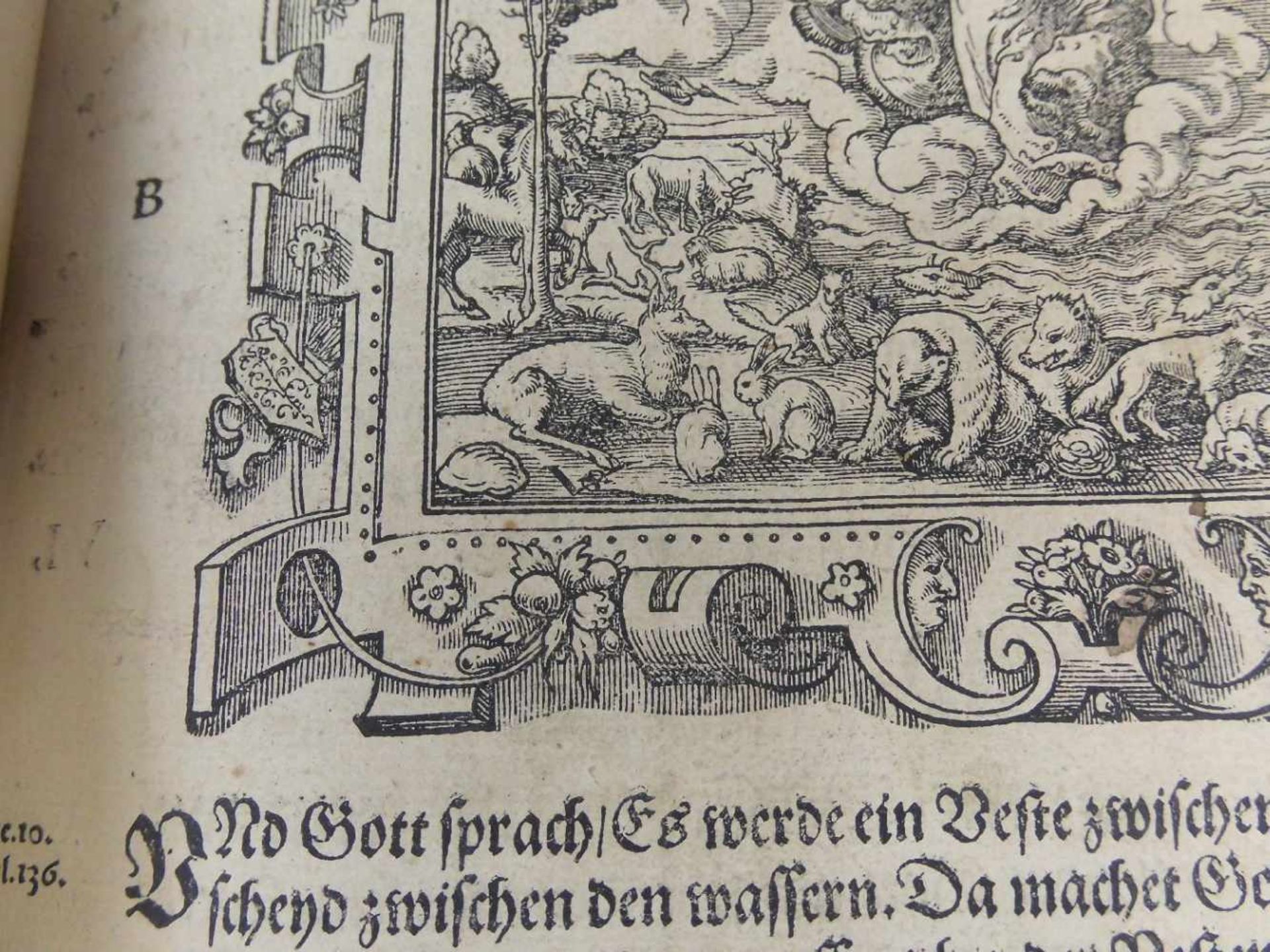 RENAISSANCE BIBEL / LUTHERBIBEL MIT STICHEN VON VIRGIL (auch Virgilus) SOLIS d. Ä. (Nürnberg 1514- - Image 9 of 25