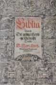 RENAISSANCE BIBEL / LUTHERBIBEL MIT STICHEN VON VIRGIL (auch Virgilus) SOLIS d. Ä. (Nürnberg 1514-