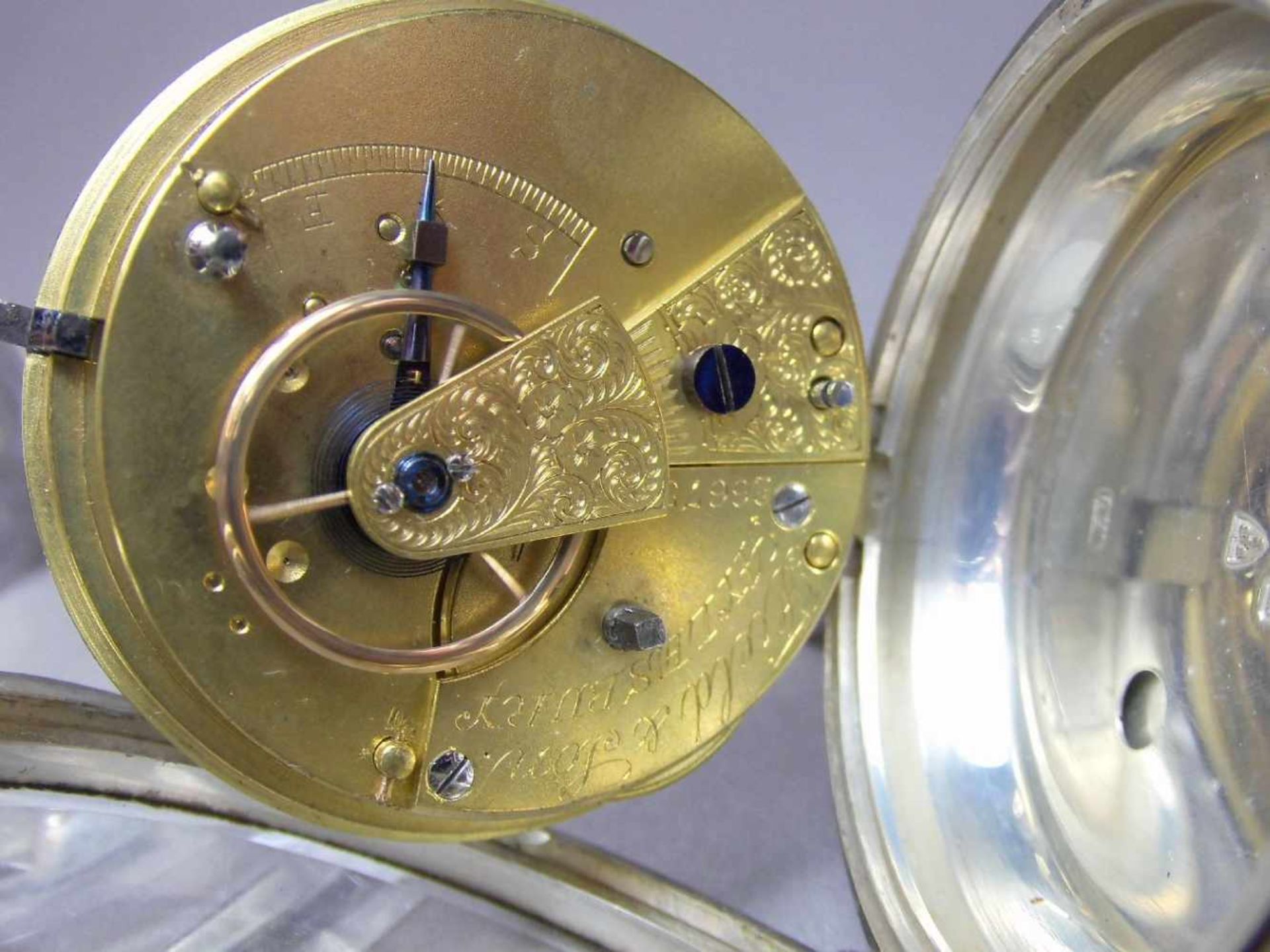 KONVOLUT TASCHENUHREN / pocket watches, insgesamt 6 Uhren mit Silbergehäuse, alle Uhren mit - Image 21 of 22