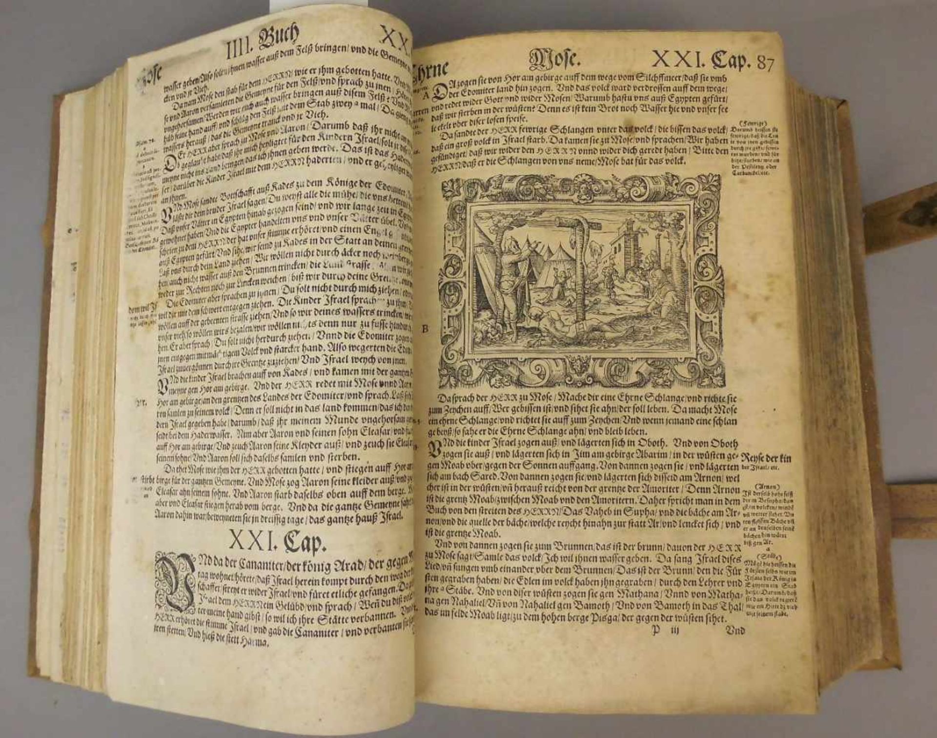 RENAISSANCE BIBEL / LUTHERBIBEL MIT STICHEN VON VIRGIL (auch Virgilus) SOLIS d. Ä. (Nürnberg 1514- - Image 10 of 25