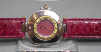DAMENARMBANDUHR: JAEGER LECOULTRE - Modell "Rendezvous"/ wristwatch, Quarz-Werk, Manufaktur Jaeger