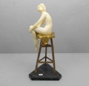 MARCUSE, RUDOLF (gelegentlich auch Markuse; Berlin 1878- ca. 1930), Skulptur: "Das Modell -