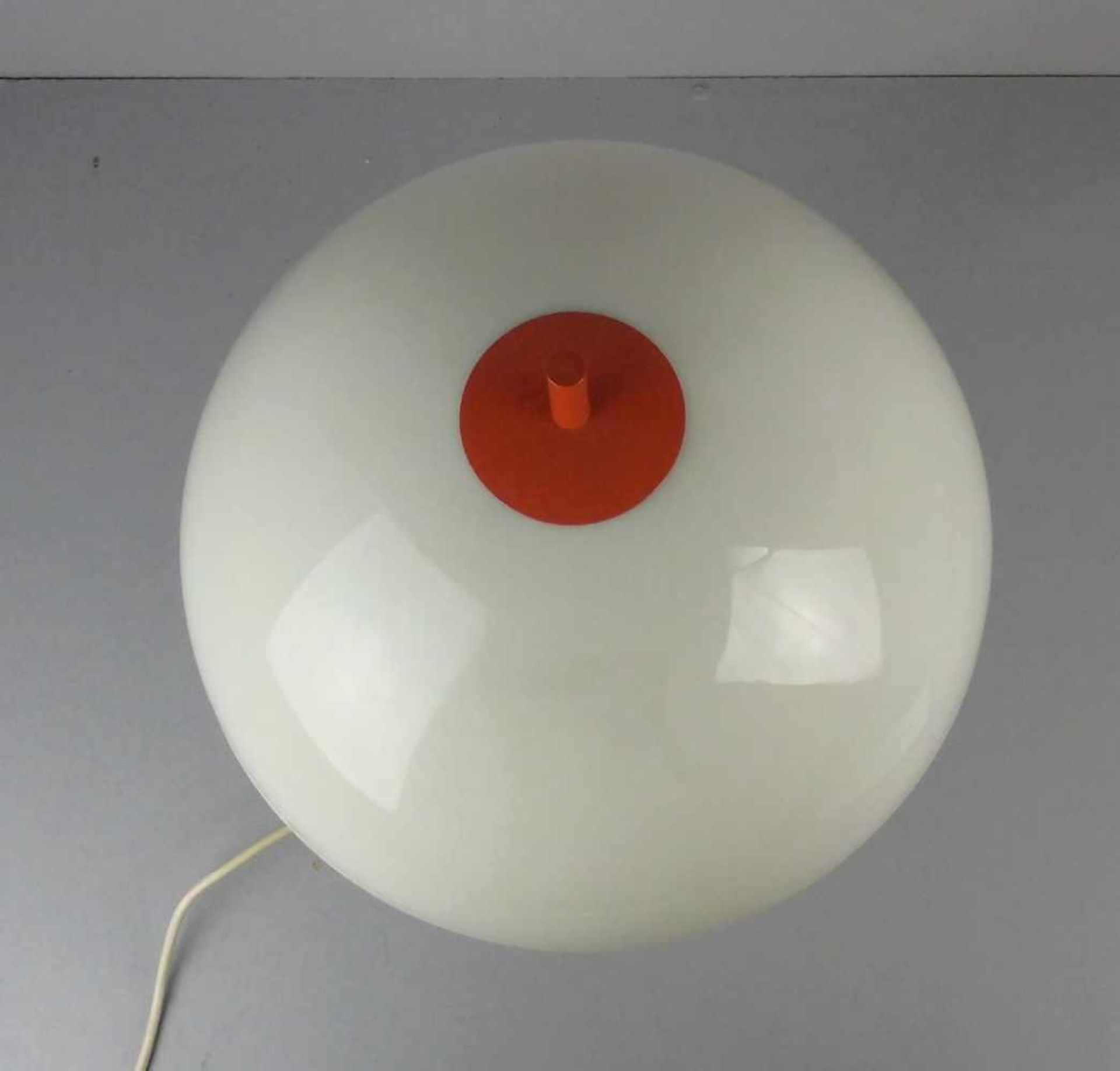 WILA "TULIP" TISCHLAMPE / TISCHLEUCHTE, 1960er / 1970er Jahre, Plexiglas und orangerot gefasstes - Image 4 of 4