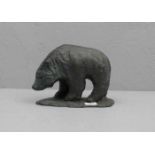 ANONYMUS (Animalier / Tierbildhauer des 19./20. Jh.), Skulptur: "Bär", Bronze, dunkelbraun patiniert